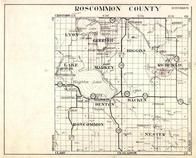 Roscommon County, Lyon, Gerrish, Higgins, Lake, Markey, Richfield, Denton, Roscommon, Backus, Nester, Michigan State Atlas 1930c